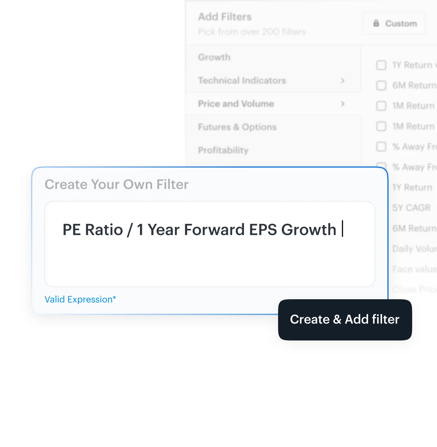 Create Custom filters